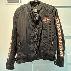 Harley-Davidson Functional Nylon Lined Riding Jacket 98001-03VM SZ M